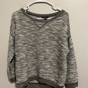 American Eagle Womens Sweater Metallic Size M Pullover Knit Comfort